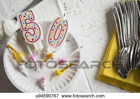 50th birthday candles View Large Photo Image Stock Photo - 50th birthday candles. Fotosearch