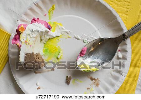 Eaten birthday cake View Large Photo Image Stock Image - Eaten birthday cake. Fotosearch