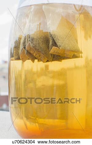 Picture - Jug of tea. Fotosearch