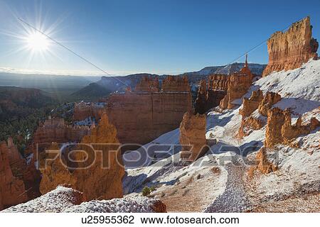 Stock Image - Pinnacles canyon at sunny day. Fotosearch