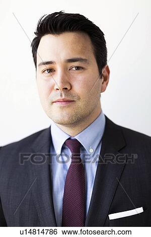 Portrait of businessman in suit View Large Photo Image Stock Photograph - Portrait of businessman in suit. Fotosearch
