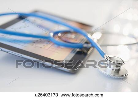 Stethoscope and digital tablet View Large Photo Image Stock Image - Stethoscope and digital tablet. Fotosearch