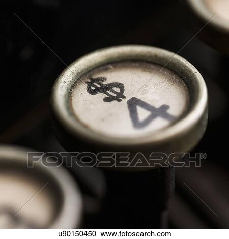 Stock Image - Studio shot of antique typewriter. Fotosearch