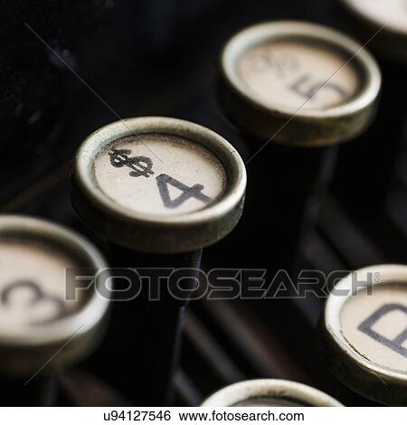 Stock Photograph - Studio shot of antique typewriter. Fotosearch