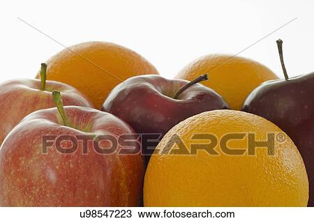 Studio shot of apples and oranges View Large Photo Image Stock Image - Studio shot of apples and oranges. Fotosearch