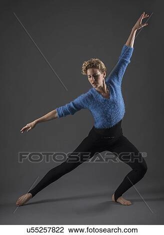 Studio shot of female ballet dancer View Large Photo Image Stock Image - Studio shot of female ballet dancer. Fotosearch
