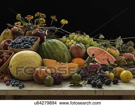 Picture - Studio shot of fruit still life. Fotosearch