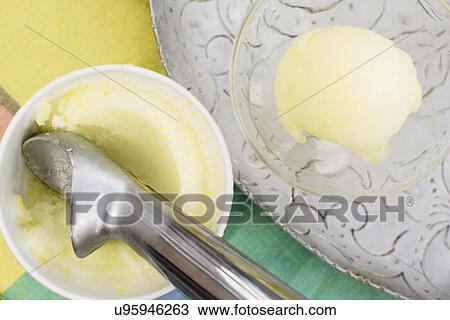 Studio shot of ice cream dessert View Large Photo Image Stock Image - Studio shot of ice cream dessert. Fotosearch