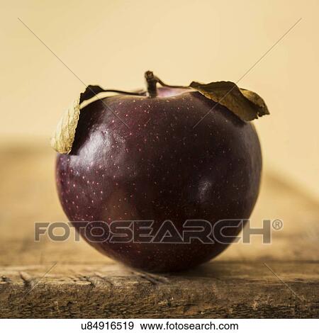 Stock Photo - Studio shot of purple apple. Fotosearch
