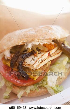 Studio shot of vegetarian sandwich View Large Photo Image Stock Photo - Studio shot of vegetarian sandwich. Fotosearch
