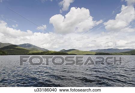 Stock Image - View of Whiteface Mountain. Fotosearch