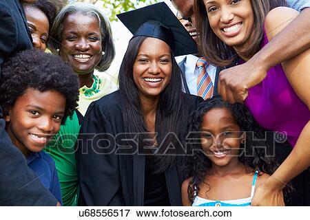 African American Student Celebrates Graduation View Large Photo Image Stock Photo - African American Student Celebrates Graduation. Fotosearch