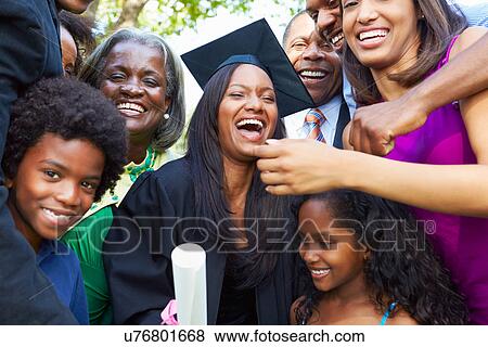 African American Student Celebrates Graduation View Large Photo Image Stock Photo - African American Student Celebrates Graduation. Fotosearch
