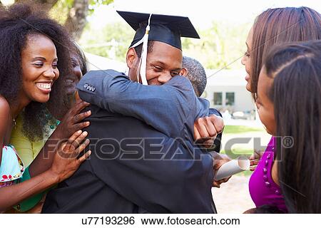 African American Student Celebrates Graduation View Large Photo Image Stock Photograph - African American Student Celebrates Graduation. Fotosearch