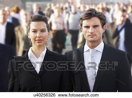Business commuters in crowd View Large Photo Image Stock Photograph - Business commuters in crowd. Fotosearch
