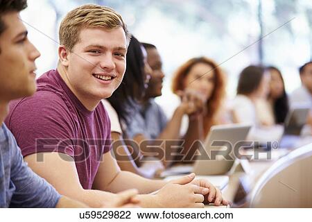 Class Of University Students Using Laptops In Lecture View Large Photo Image Stock Image - Class Of University Students Using Laptops In Lecture. Fotosearch