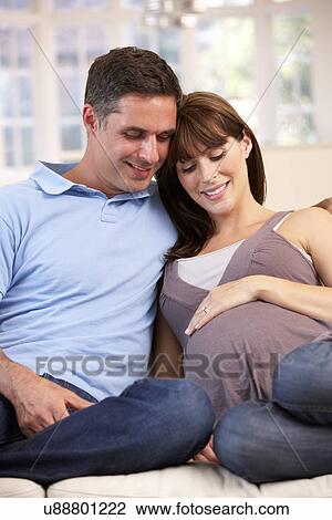 Couple expecting baby View Large Photo Image Stock Image - Couple expecting baby. Fotosearch