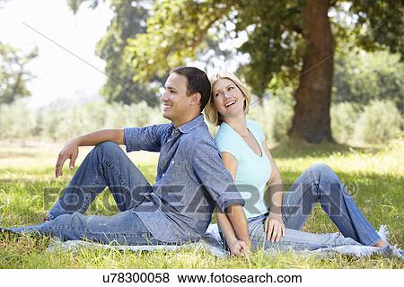 Couple in the country View Large Photo Image Stock Photo - Couple in the country. Fotosearch
