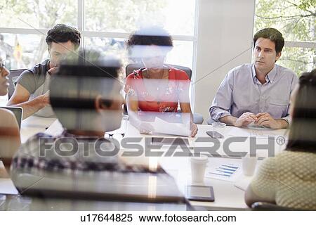 Designers Having Meeting Viewed Through Window View Large Photo Image Stock Photography - Designers Having Meeting Viewed Through Window. Fotosearch