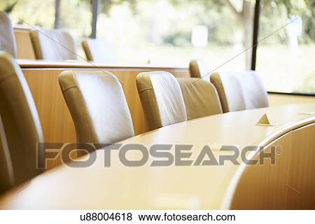 Stock Photo - Empty Seats In University Lecture Theatre. Fotosearch