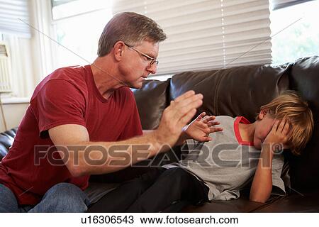Father Being Physically Abusive Towards Son At Home View Large Photo Image Stock Image - Father Being Physically Abusive Towards Son At Home. Fotosearch