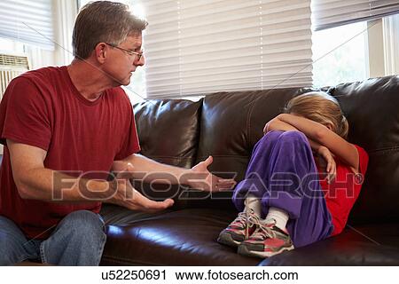 Father Telling Off Daughter At Home View Large Photo Image Stock Image - Father Telling Off Daughter At Home. Fotosearch