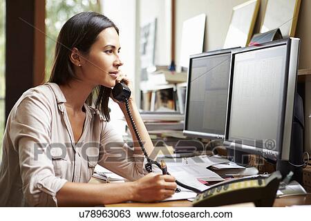 Female Architect Working At Desk On Computer View Large Photo Image Stock Image - Female Architect Working At Desk On Computer. Fotosearch