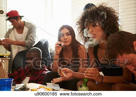 Gang Of Young People Taking Drugs View Large Photo Image Stock Photography - Gang Of Young People Taking Drugs . Fotosearch
