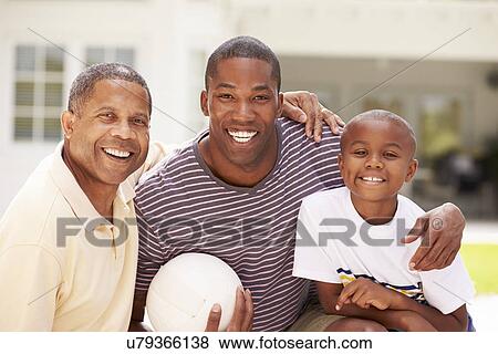 Grandfather With Son And Grandson Playing Volleyball View Large Photo Image Stock Photo - Grandfather With Son And Grandson Playing Volleyball. Fotosearch