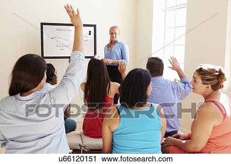Group Of Overweight People Attending Diet Club View Large Photo Image Stock Image - Group Of Overweight People Attending Diet Club. Fotosearch