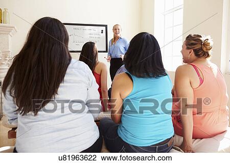 Group Of Overweight People Attending Diet Club View Large Photo Image Stock Image - Group Of Overweight People Attending Diet Club. Fotosearch