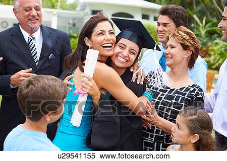 Hispanic Student And Family Celebrating Graduation View Large Photo Image Stock Photography - Hispanic Student And Family Celebrating Graduation. Fotosearch