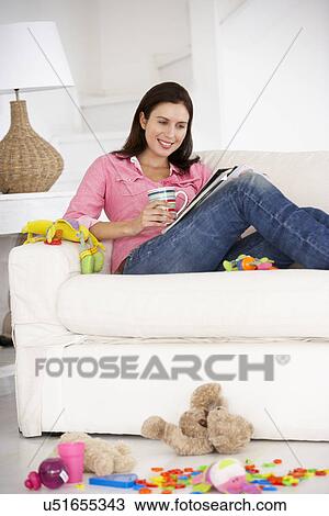 Mother enjoying a rest View Large Photo Image Stock Image - Mother enjoying a rest. Fotosearch