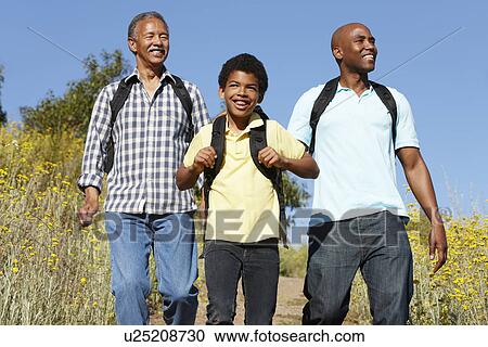 Multi-generation family on country hike View Large Photo Image Stock Image - Multi-generation family on country hike. Fotosearch