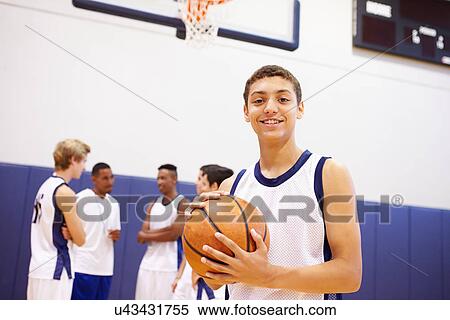 Portrait Of High School Basketball Player View Large Photo Image Stock Photography - Portrait Of High School Basketball Player. Fotosearch