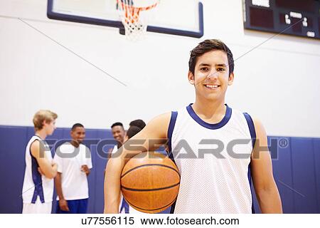 Portrait Of High School Basketball Player View Large Photo Image Stock Photography - Portrait Of High School Basketball Player. Fotosearch