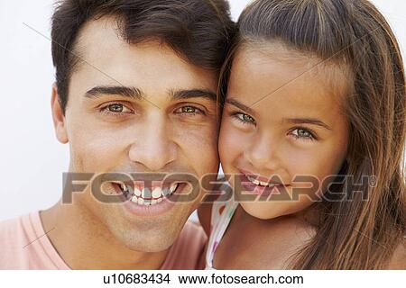 Portrait Of Hispanic Father And Daughter View Large Photo Image Picture - Portrait Of Hispanic Father And Daughter. Fotosearch