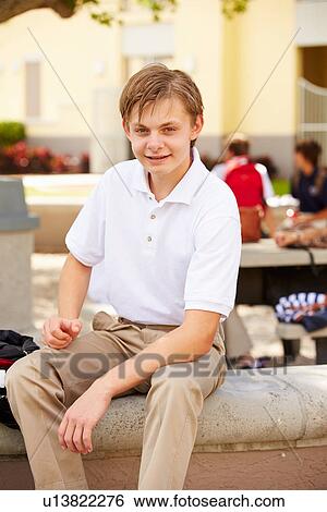 Portrait Of Male High School Student Wearing Uniform View Large Photo Image Stock Photograph - Portrait Of Male High School Student Wearing Uniform. Fotosearch