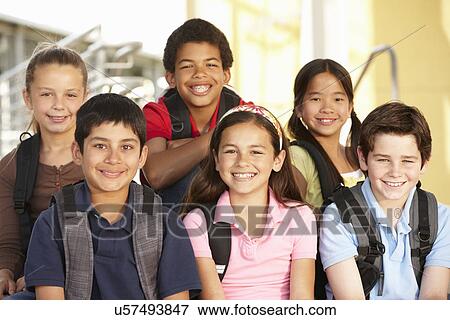 Pre teen children in school View Large Photo Image Stock Photo - Pre teen children in school. Fotosearch