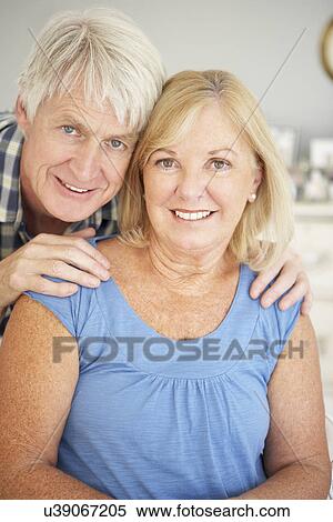 Senior couple at home View Large Photo Image Stock Photography - Senior couple at home. Fotosearch