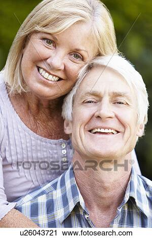 Senior couple in garden View Large Photo Image Stock Image - Senior couple in garden. Fotosearch
