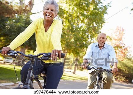 Senior Couple On Cycle Ride In Countryside View Large Photo Image Picture - Senior Couple On Cycle Ride In Countryside. Fotosearch