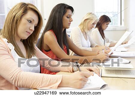 Students in class View Large Photo Image Stock Photo - Students in class. Fotosearch