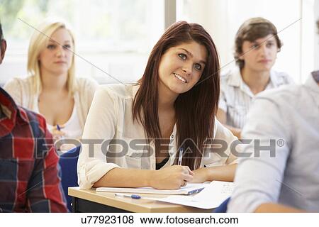Students in class View Large Photo Image Stock Photo - Students in class. Fotosearch