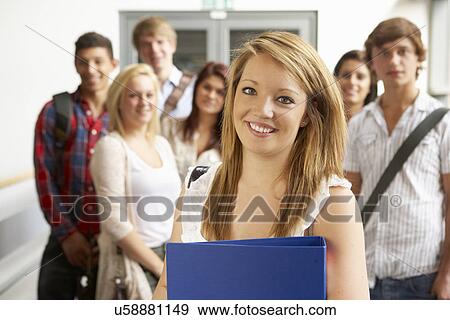 Students in college View Large Photo Image Stock Photo - Students in college. Fotosearch