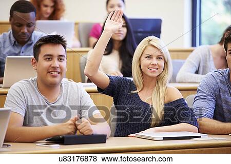 Students Using Laptops And Digital Tablets In Lecture View Large Photo Image Stock Photo - Students Using Laptops And Digital Tablets In Lecture. Fotosearch