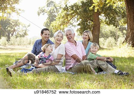 Three generation family in the country View Large Photo Image Stock Image - Three generation family in the country. Fotosearch