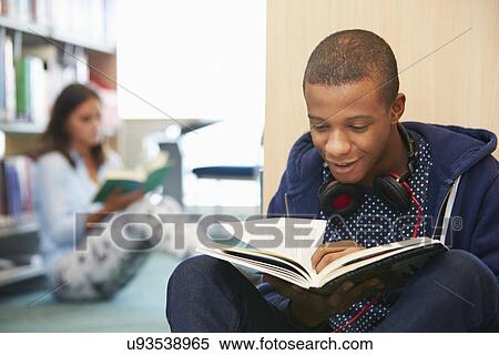 Two College Students Studying In Library View Large Photo Image Stock Photography - Two College Students Studying In Library. Fotosearch