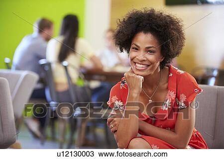 Woman Taking A Break Working In Design Studio View Large Photo Image Stock Image - Woman Taking A Break Working In Design Studio . Fotosearch