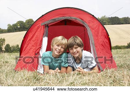 Young boys on camping trip View Large Photo Image Picture - Young boys on camping trip. Fotosearch
